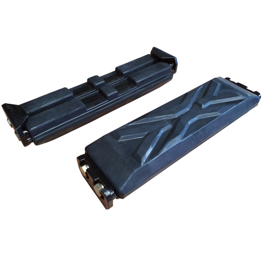   TUFFPAD HD Rubber Pad 400mm Hook & Clip-On