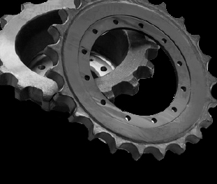 Sprockets, Track rollers, Carrier rollers & Idler assemblies