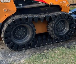 Over Tyre Tracks, Skid steer tracks, OTTs. Case SR175b.
