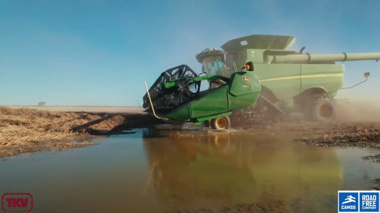 Camso High Speed 30inch suspended bolt-on track conversion fitted to JDS780, in Boggabilla QLD