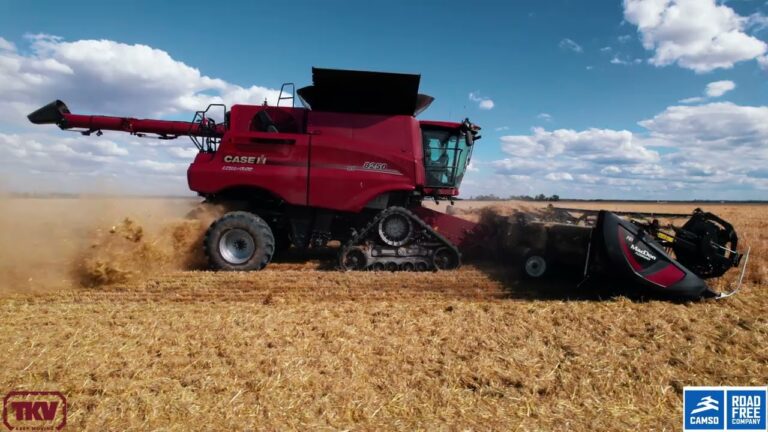 Camso High Speed Suspended CASE 8250 on 4metre centres - youtube