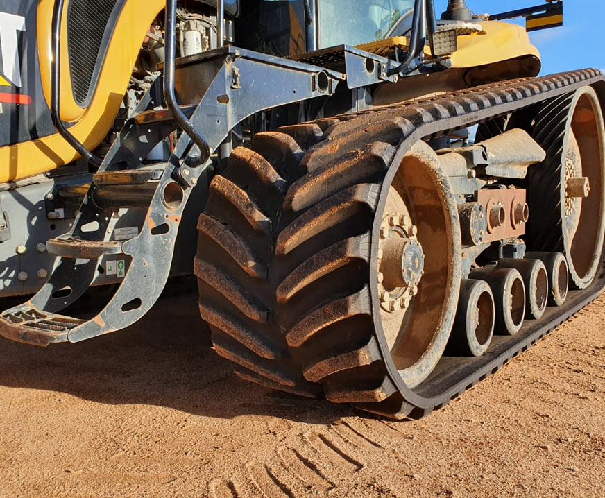 Rubber Tracks Keep Moving